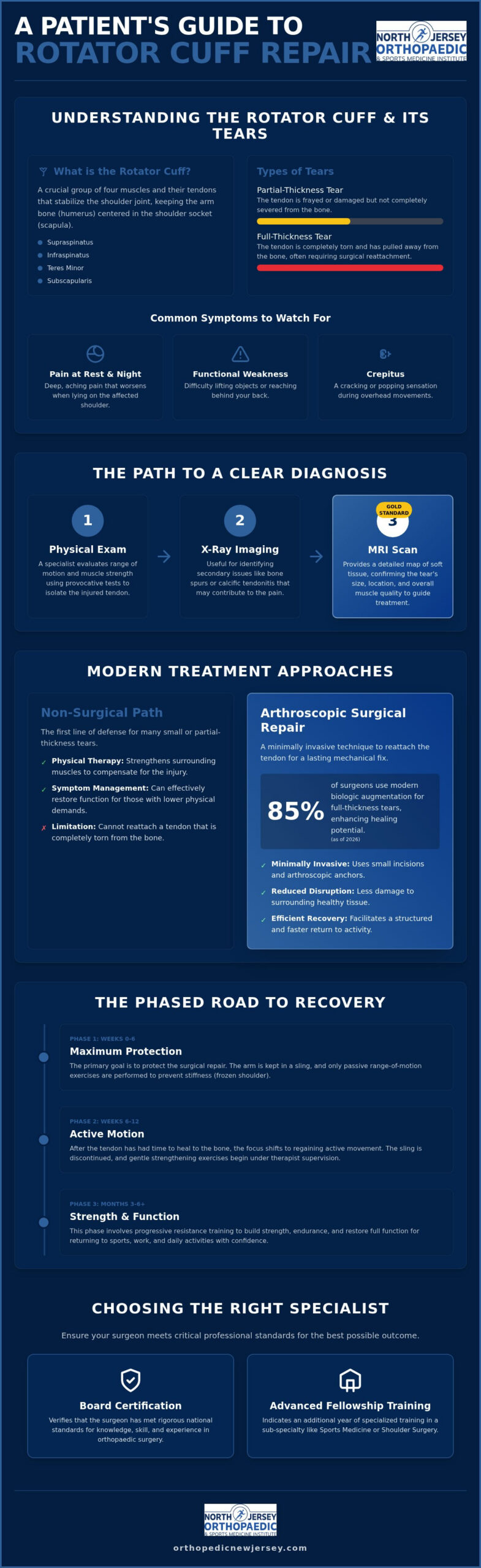 Rotator Cuff Repair in Nutley, NJ: A Complete Patient’s Guide to Shoulder Recovery
