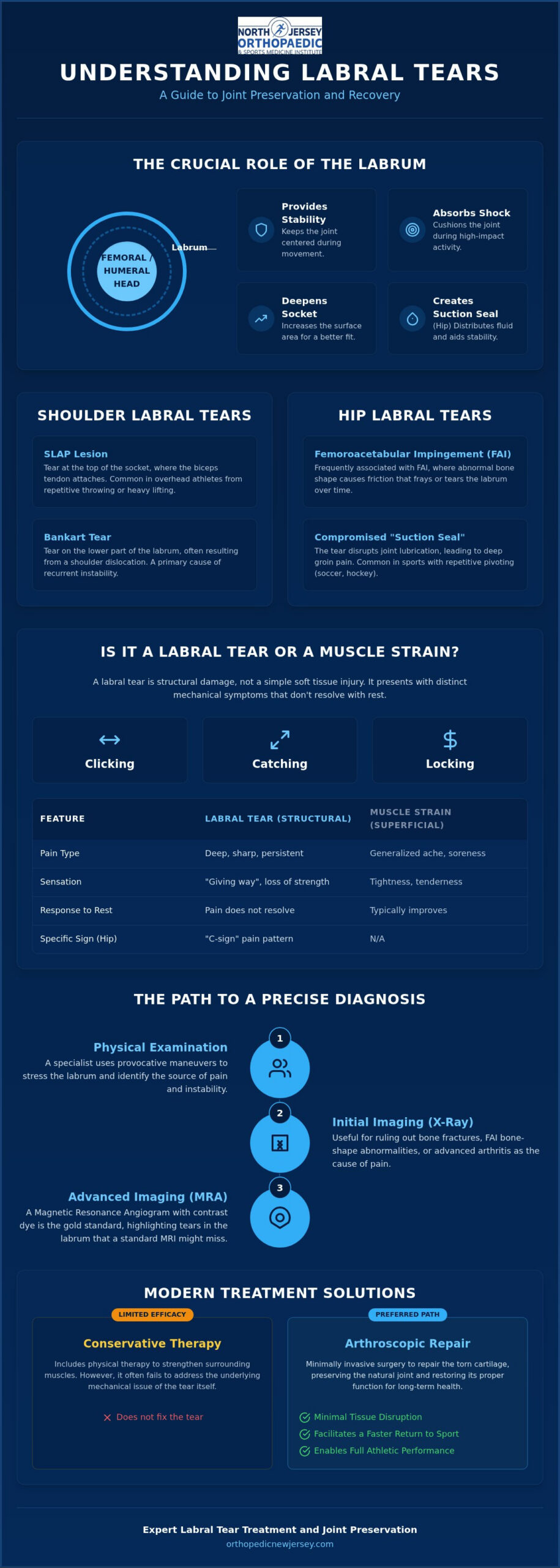 Labral Tear Treatment in Clifton, NJ: Advanced Repair & Recovery